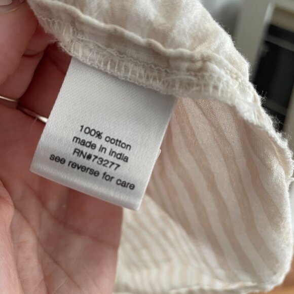 Elizabeth and James Striped Button Down Top - Picture 6 of 6